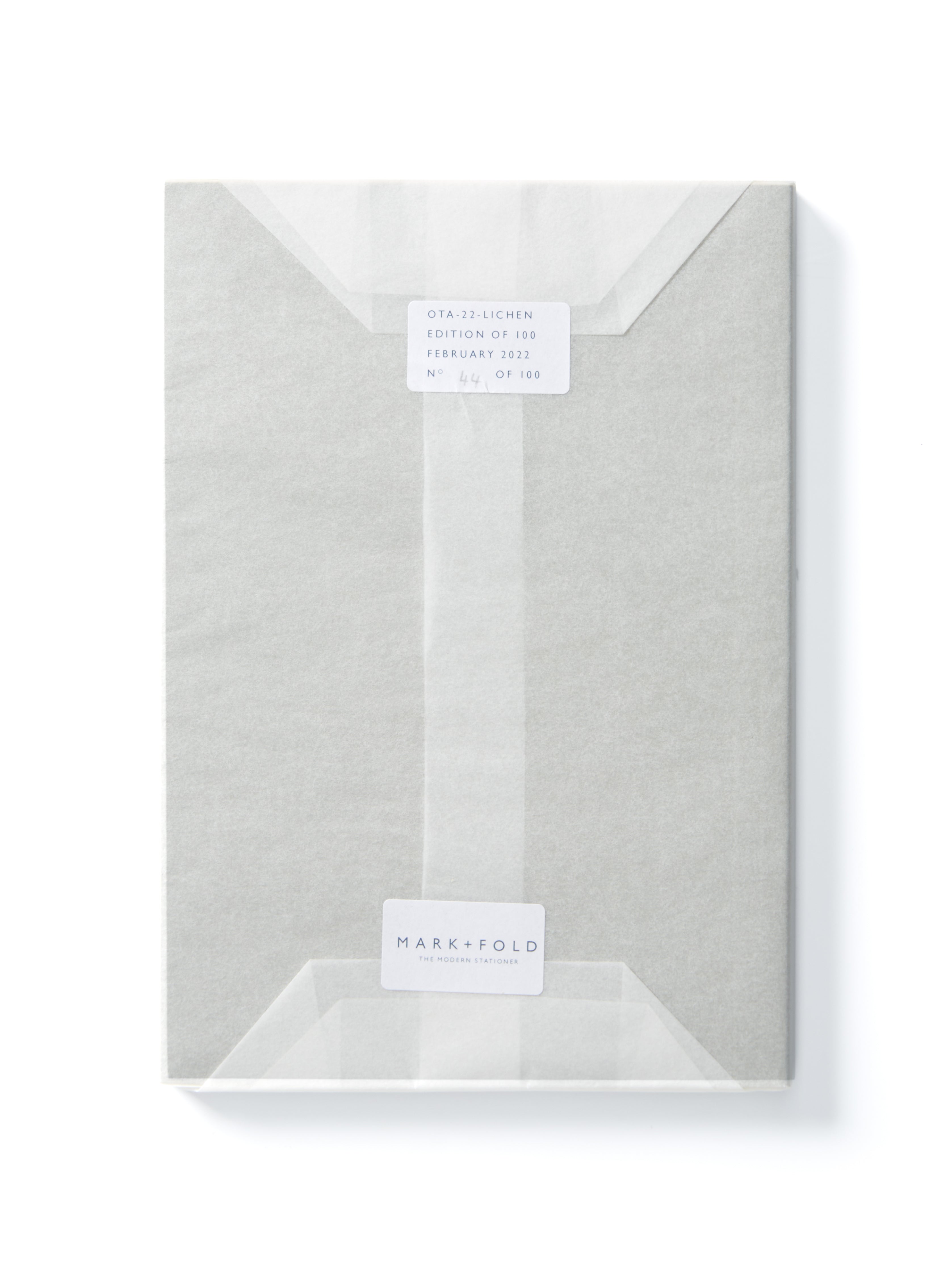 Mark + Fold Lichen Lined Notebook