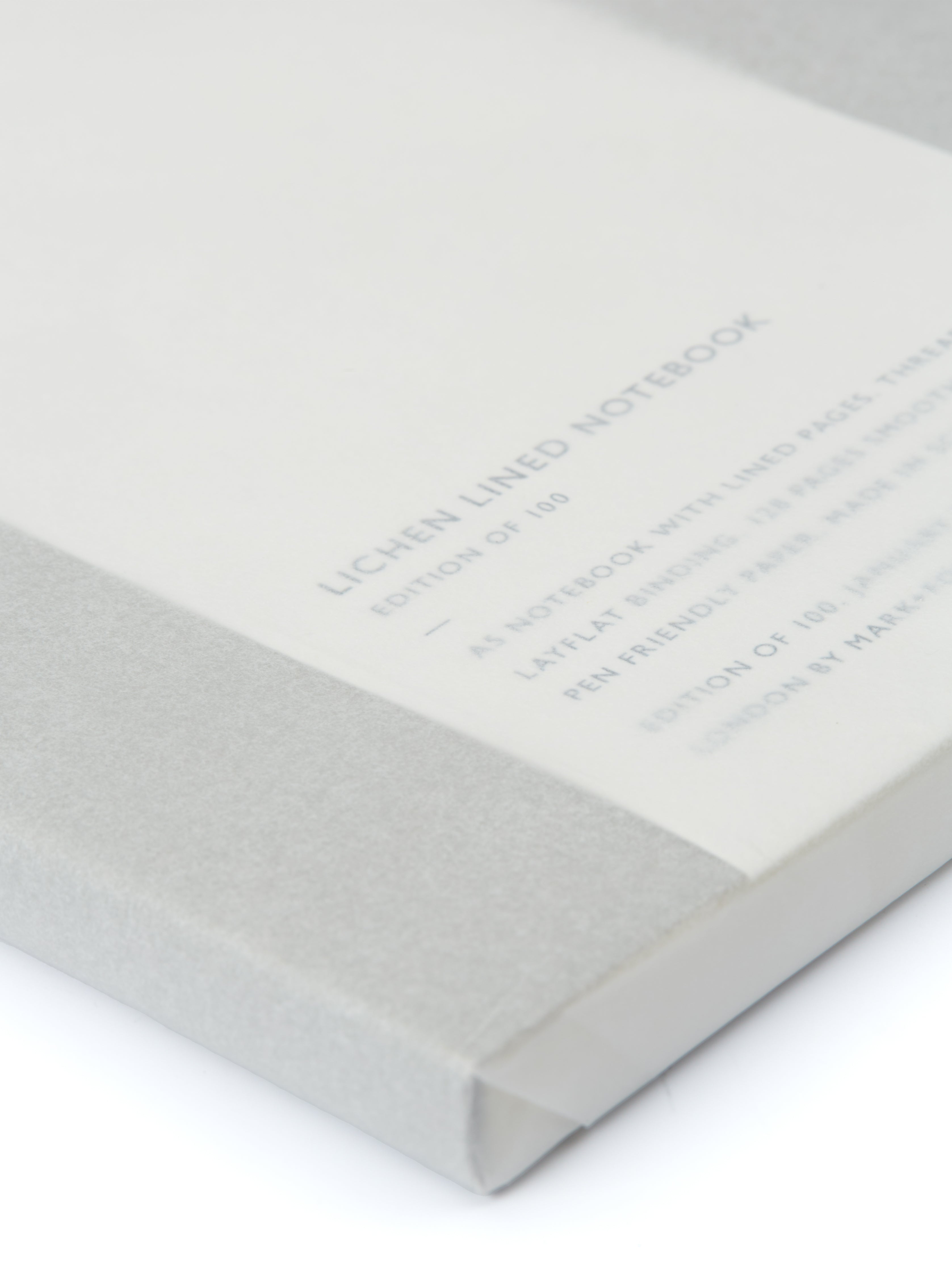 Mark + Fold Lichen Lined Notebook