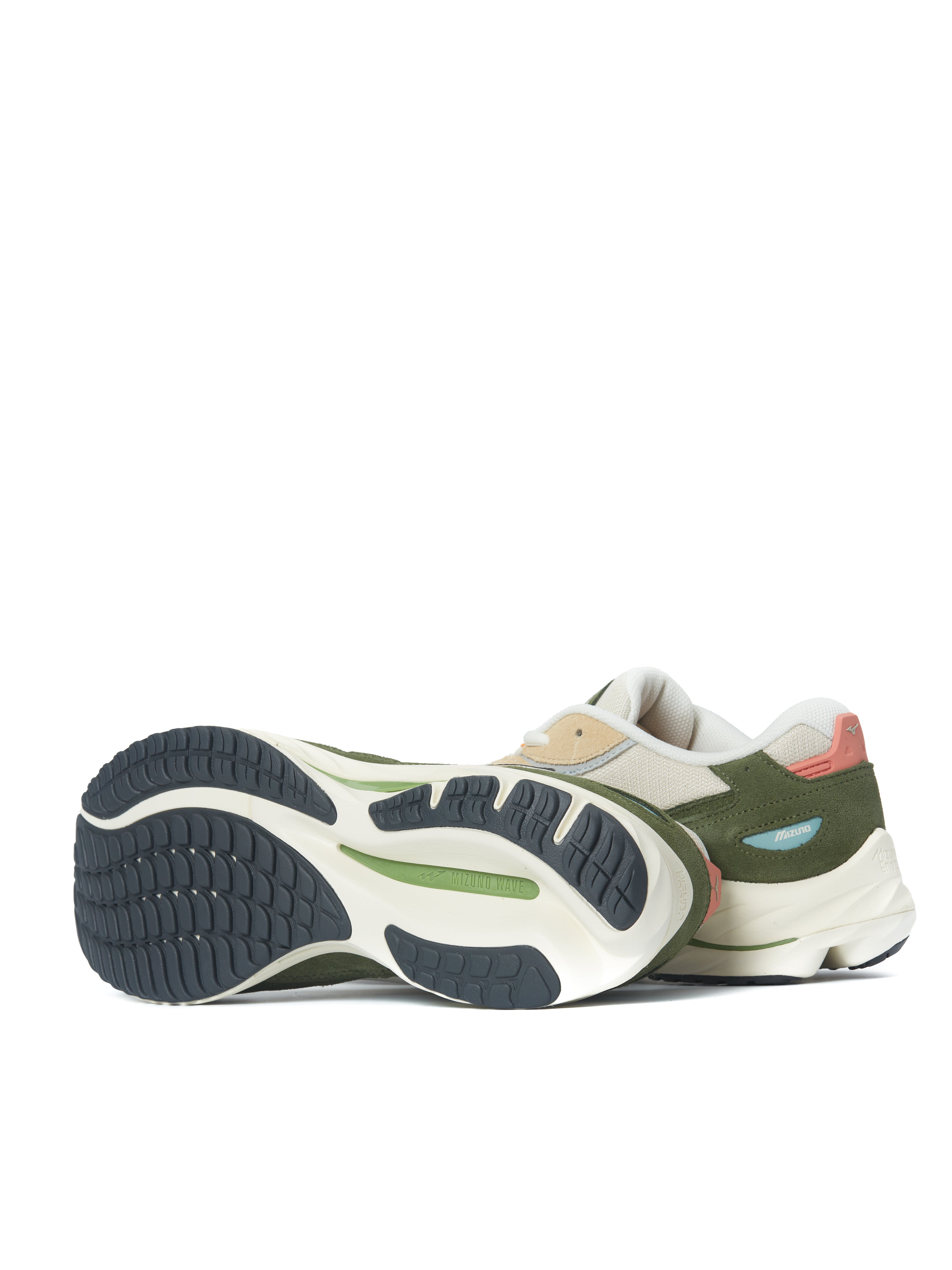 Mizuno Wave Rider Sand/Shadow/Green
