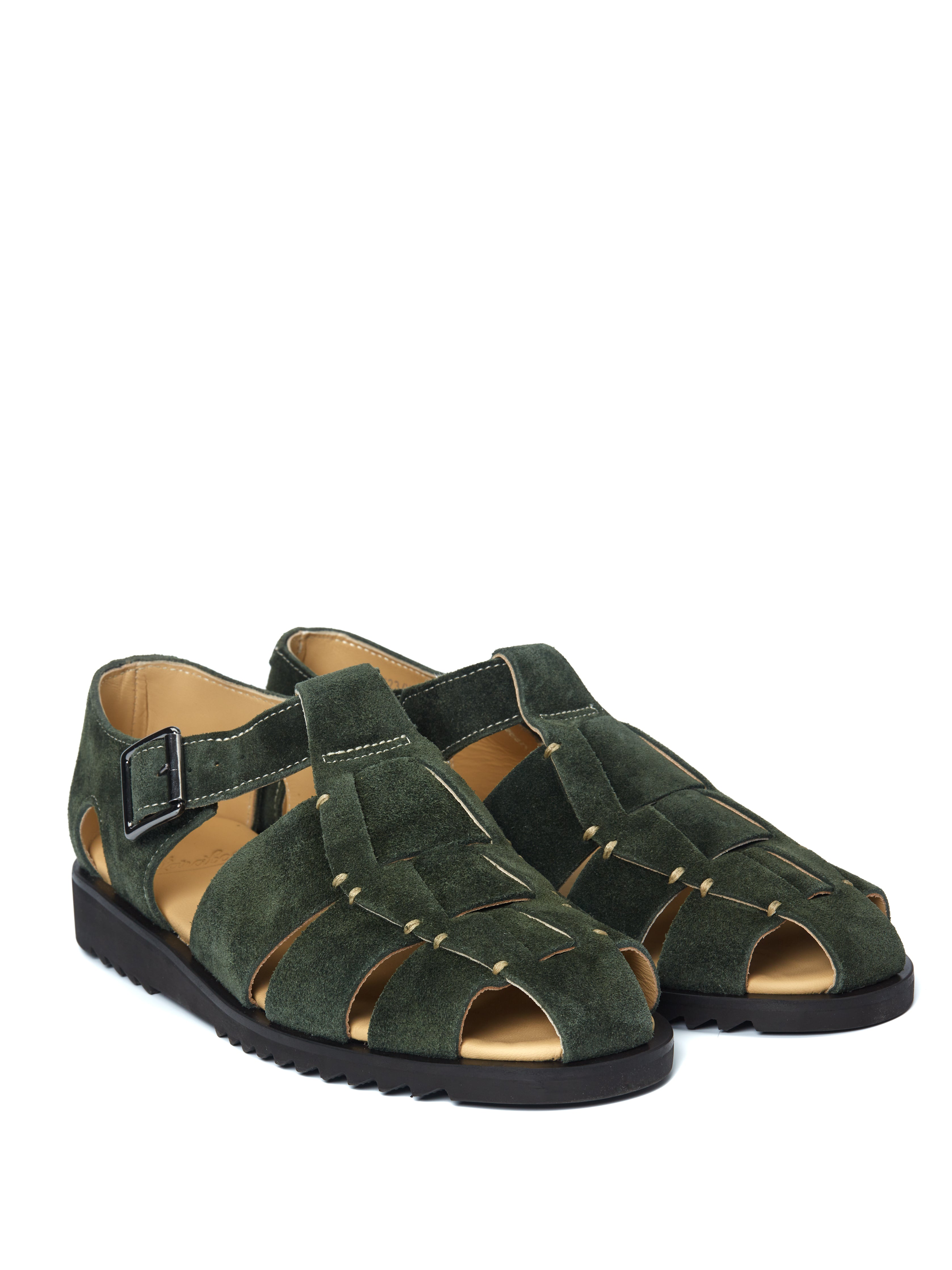 Paraboot Pacific Olive Green Suede