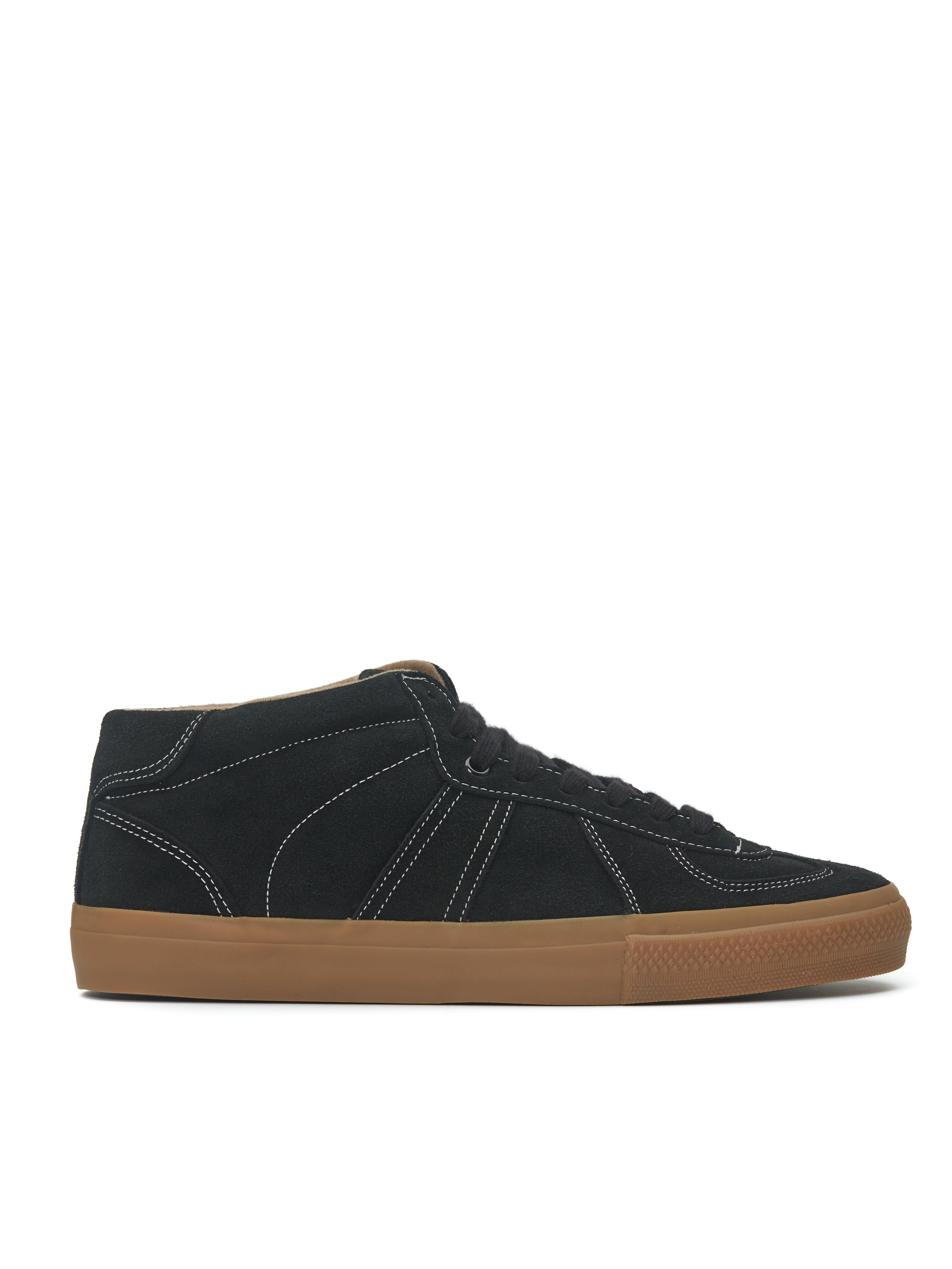 Reproduction Of Found German Military Mid Trainer Black Suede