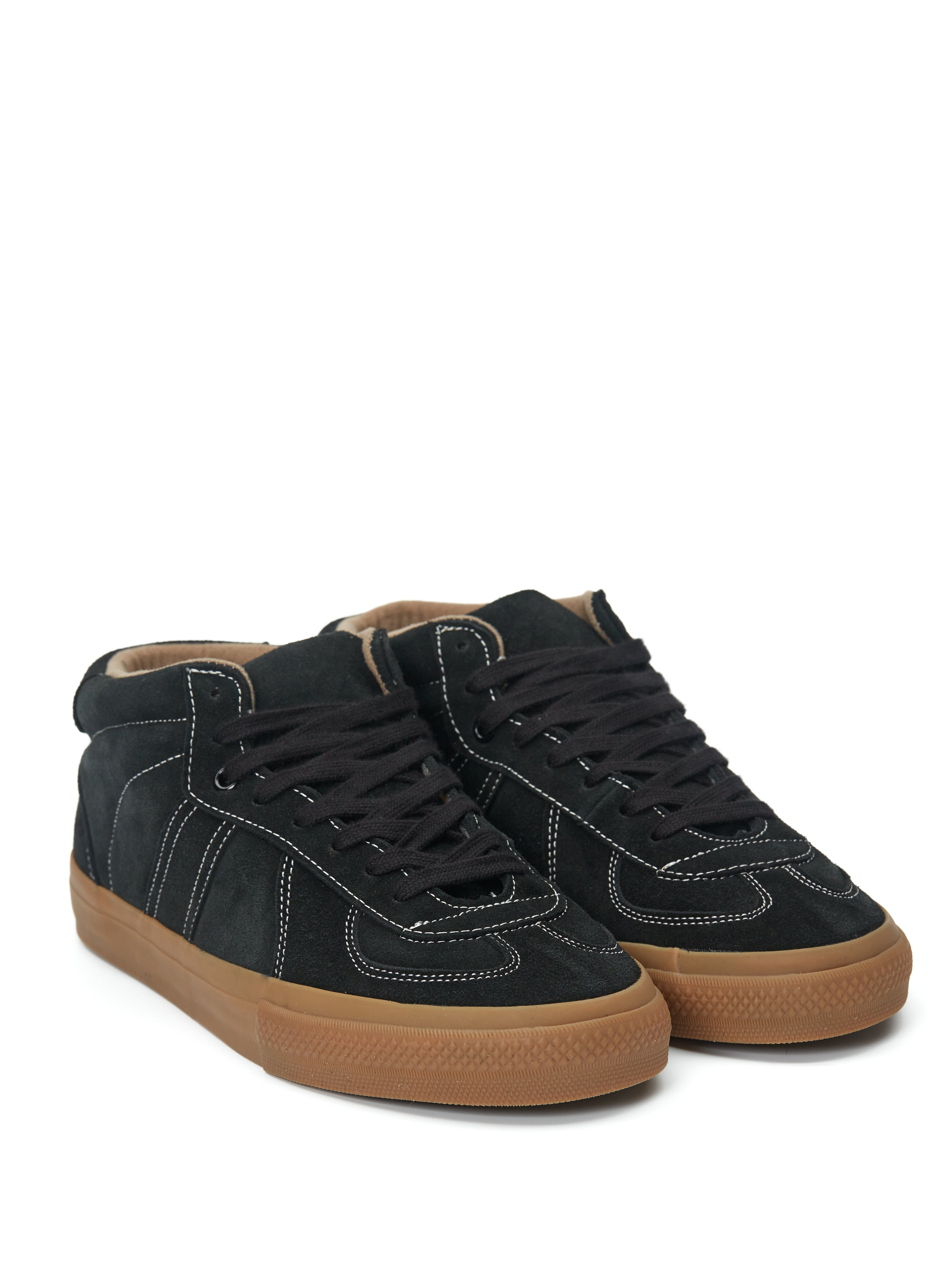 Reproduction Of Found German Military Mid Trainer Black Suede
