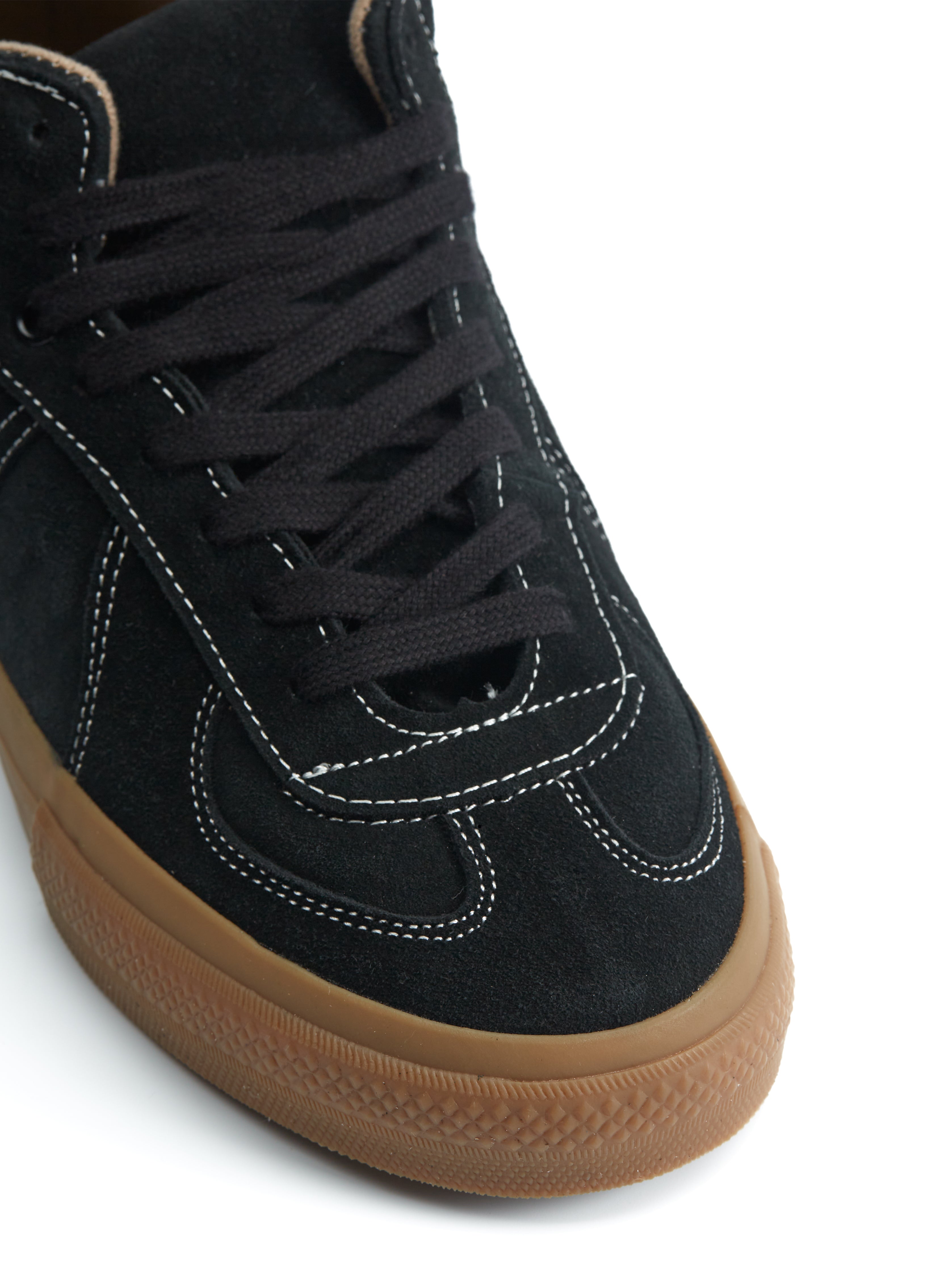 Reproduction Of Found German Military Mid Trainer Black Suede