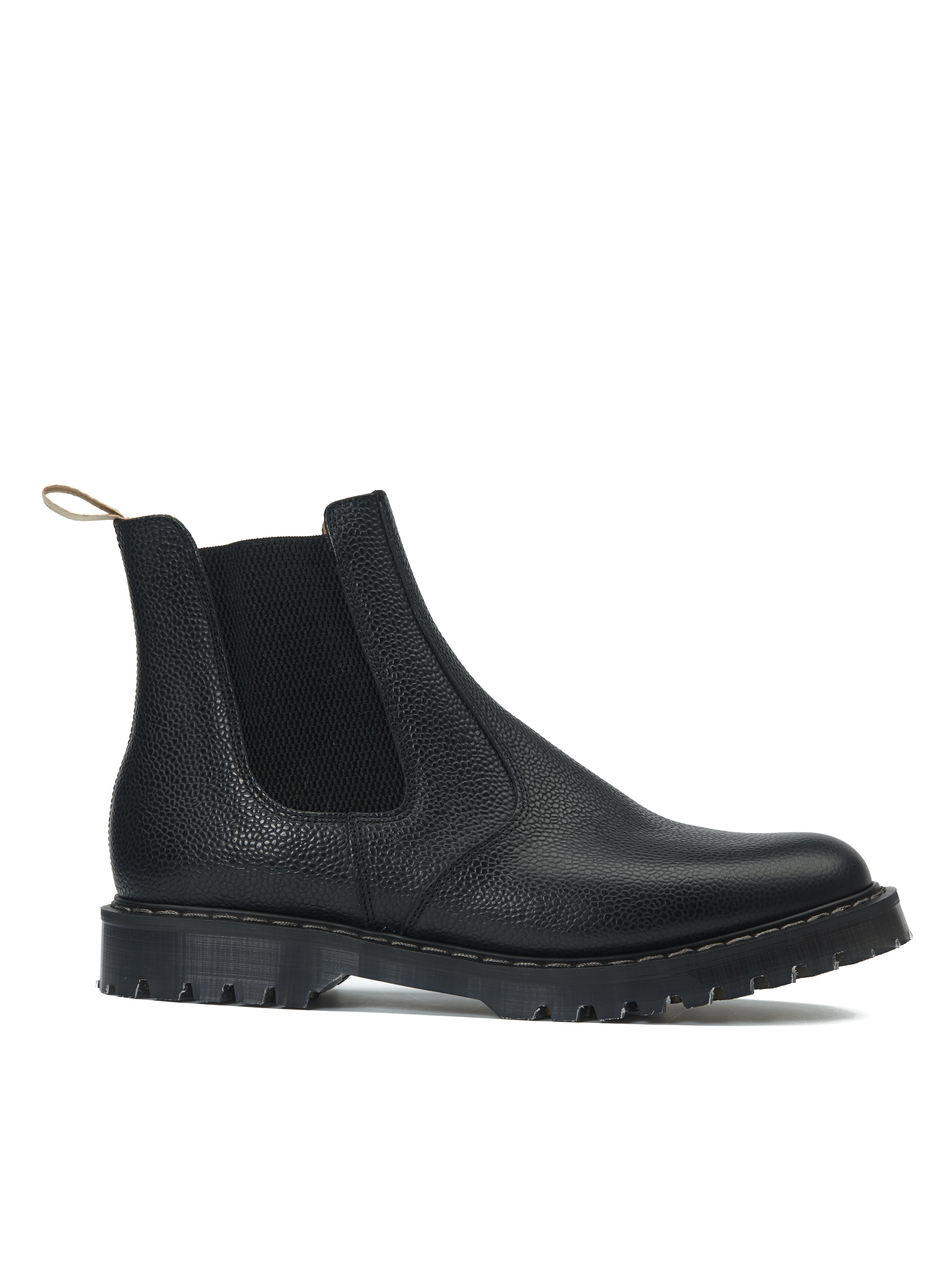 Solovair x Oliver Spencer Black Grain Leather Dealer Boots