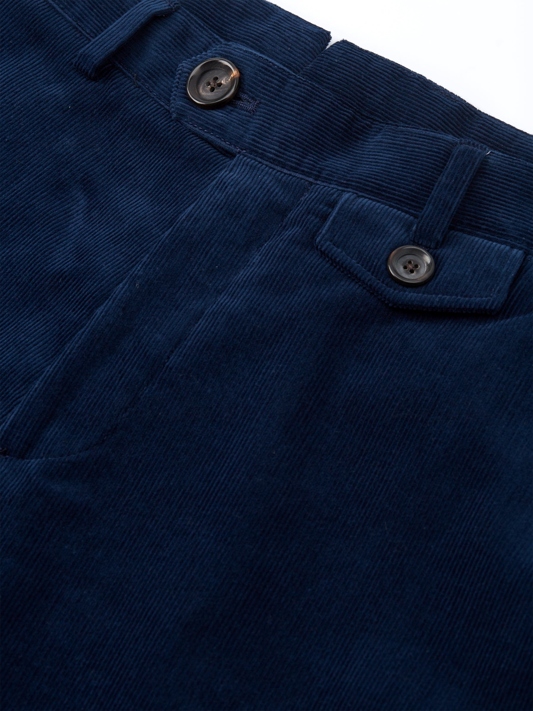 Fishtail Trousers Whitton Cord Navy