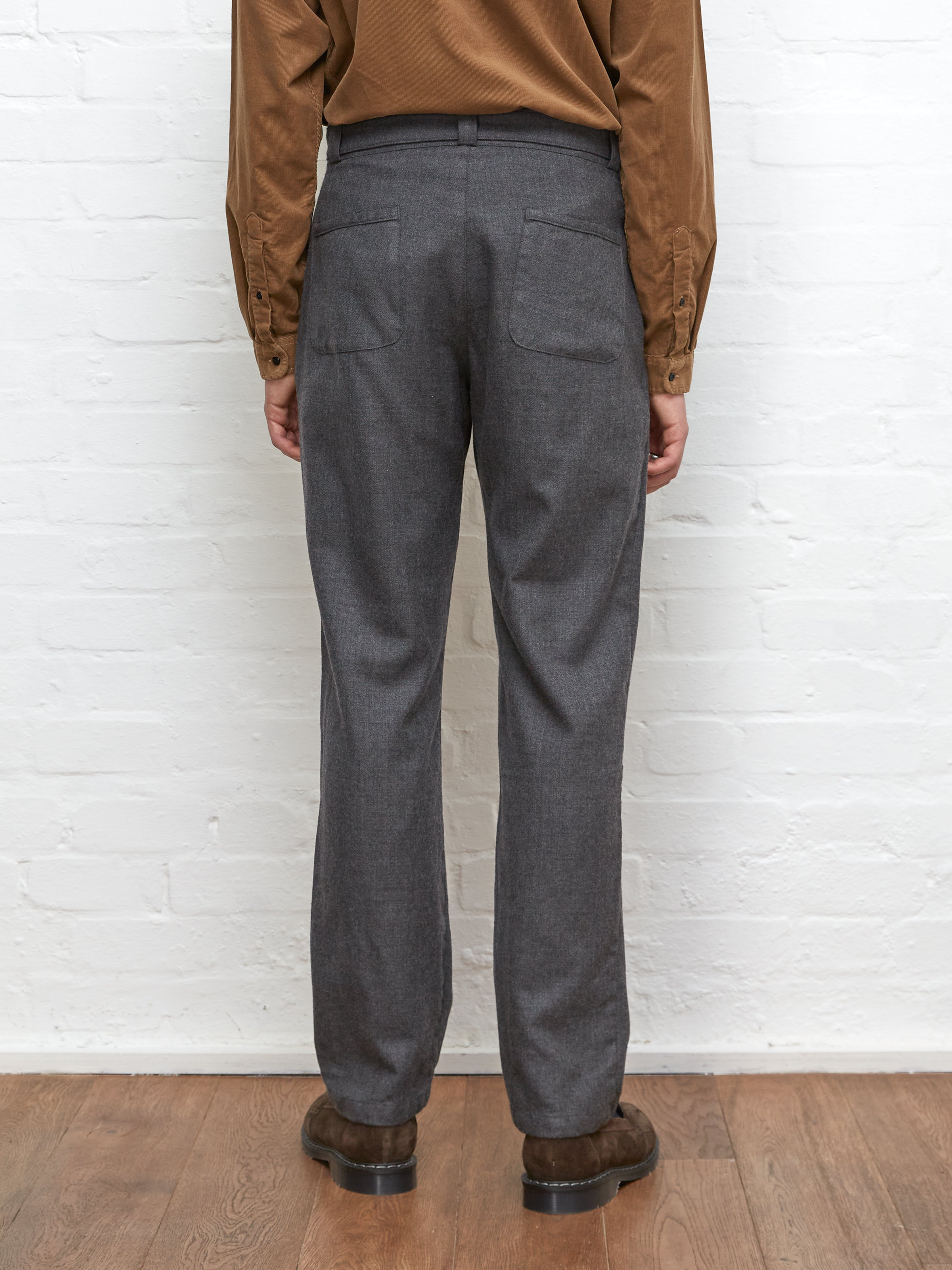 Belted Trousers Birkbeck Charcoal