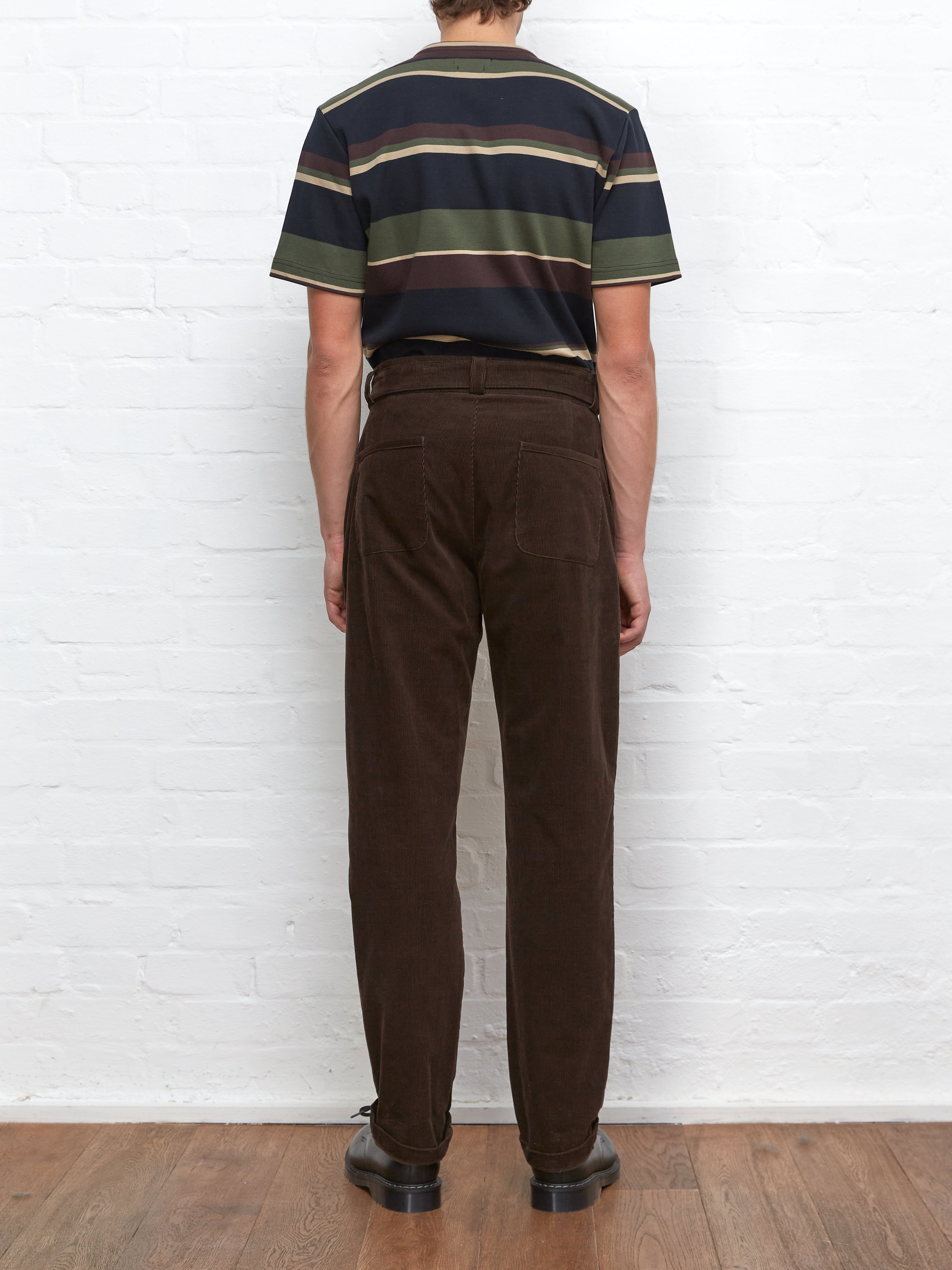 Belted Trousers Whitton Cord Brown
