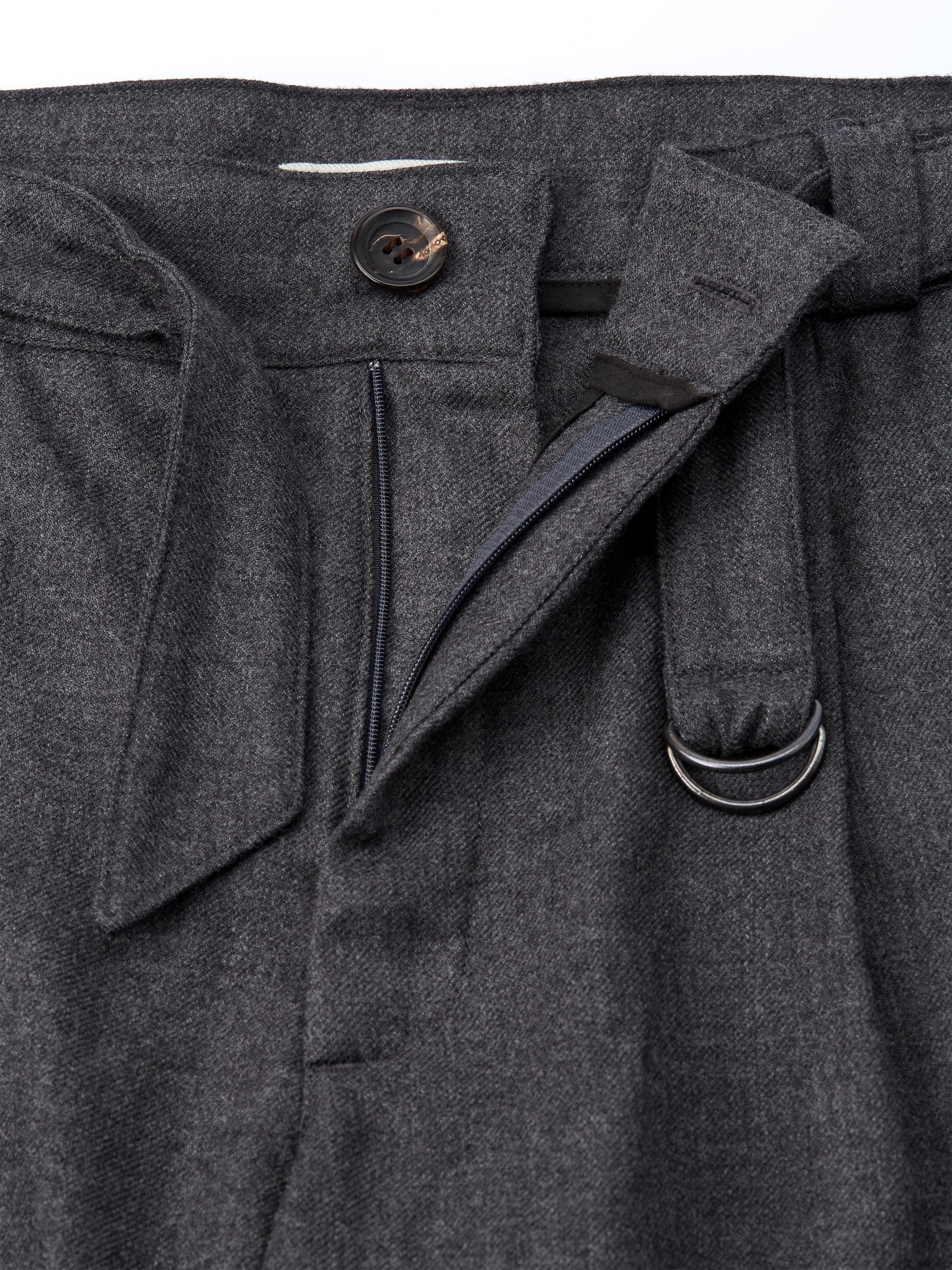 Belted Trousers Birkbeck Charcoal