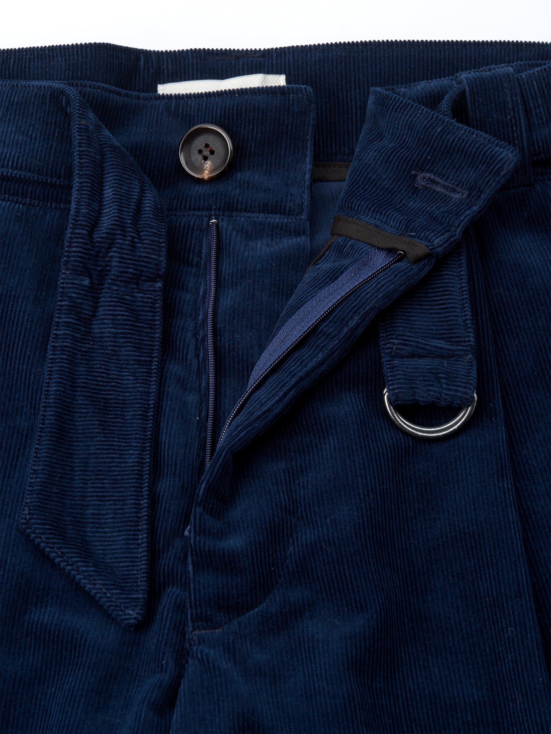 Belted Trousers Whitton Cord Navy