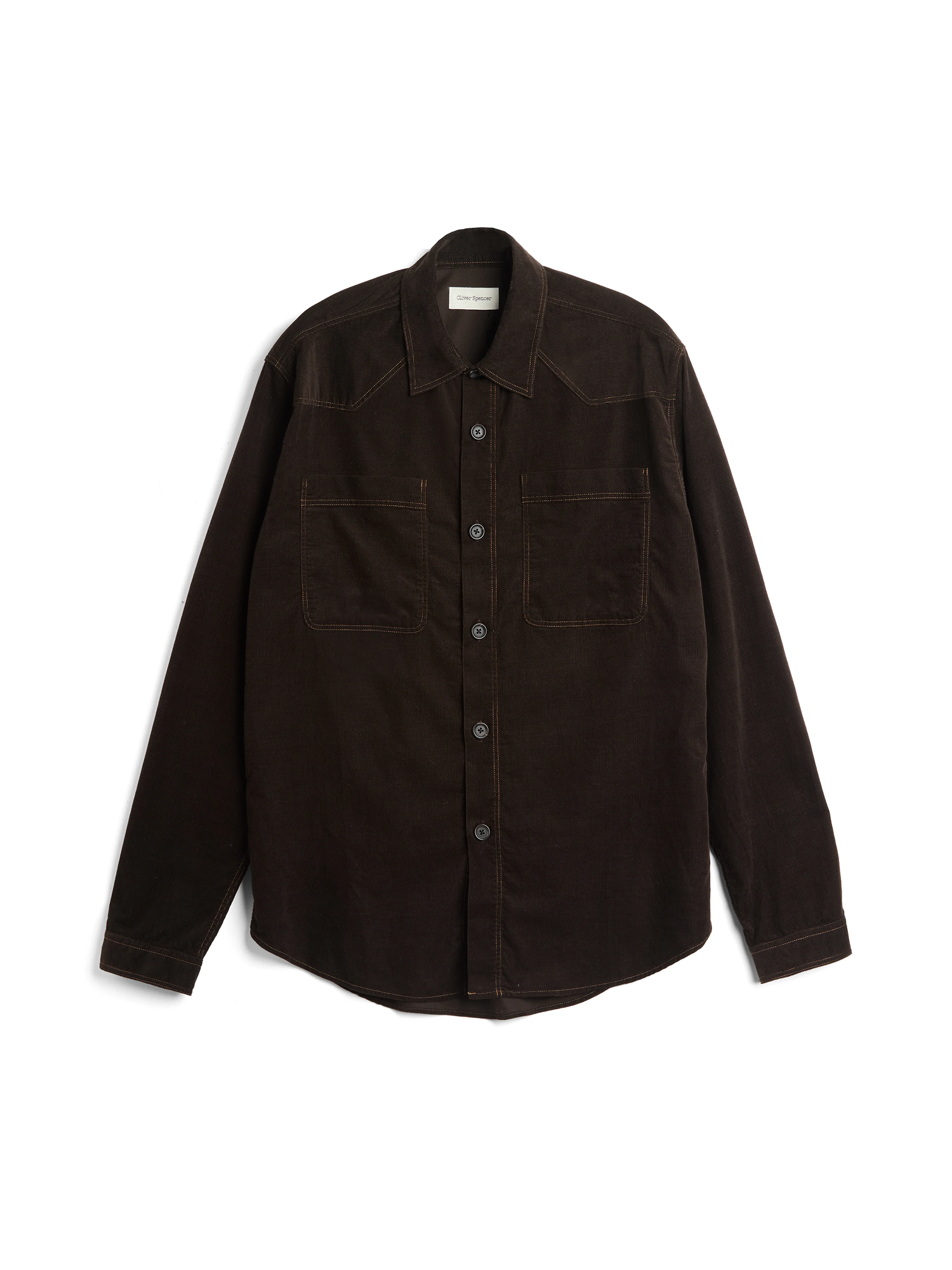 Brook Shirt Mersey Cord Brown
