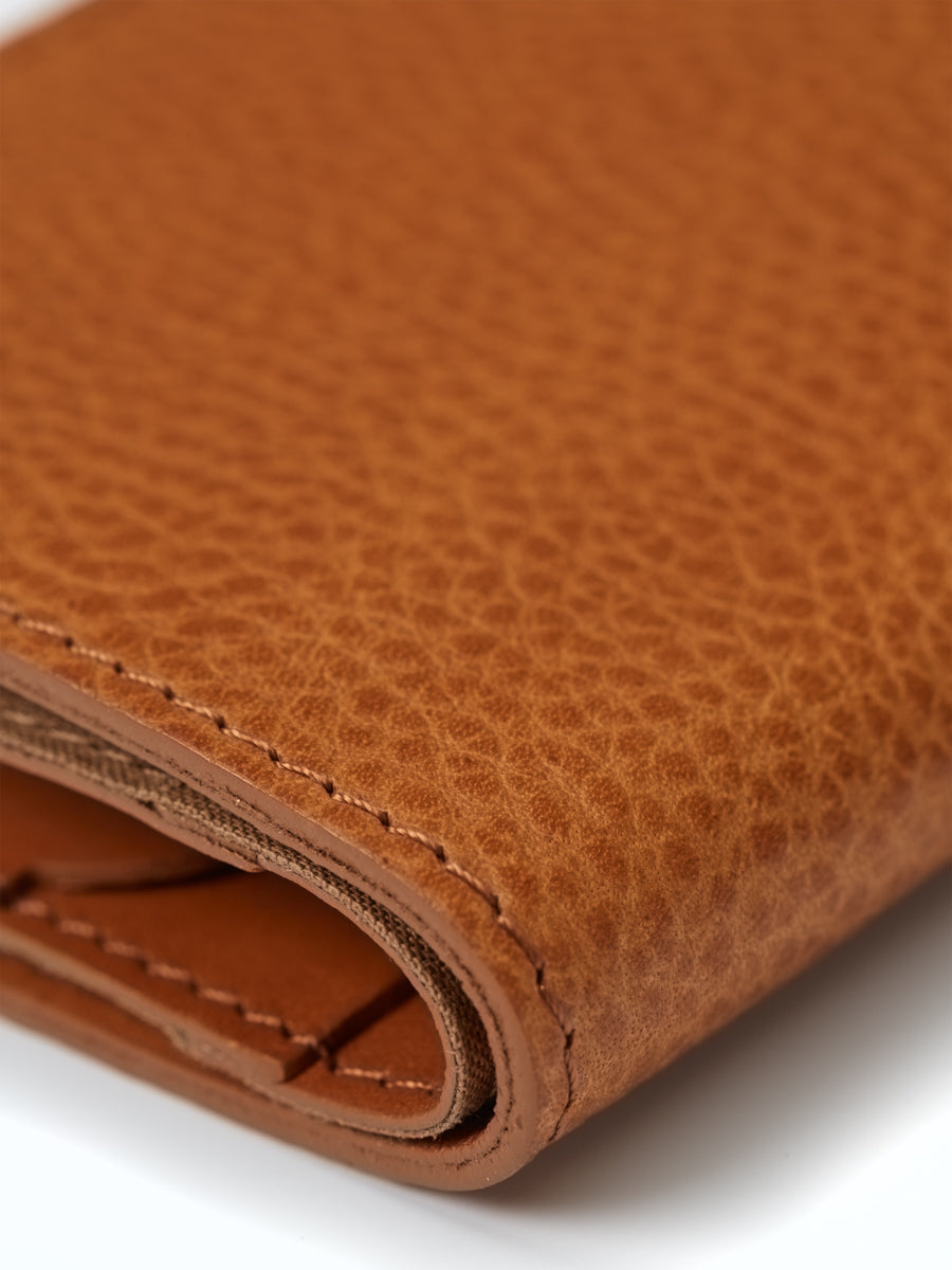 Campbell Cole Tan Elm Leather Compact Wallet
