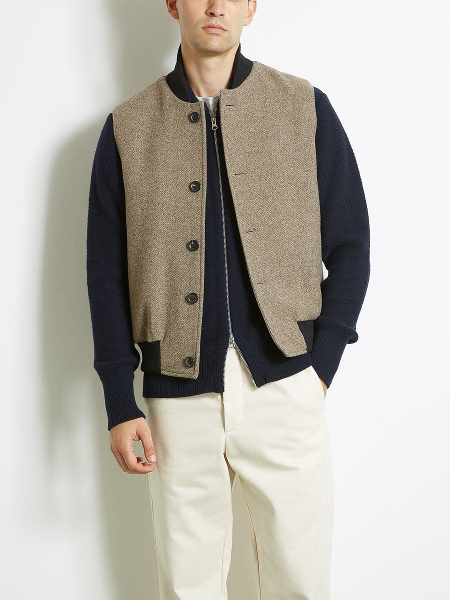 Moorland Gilet Heston Sand Oliver Spencer