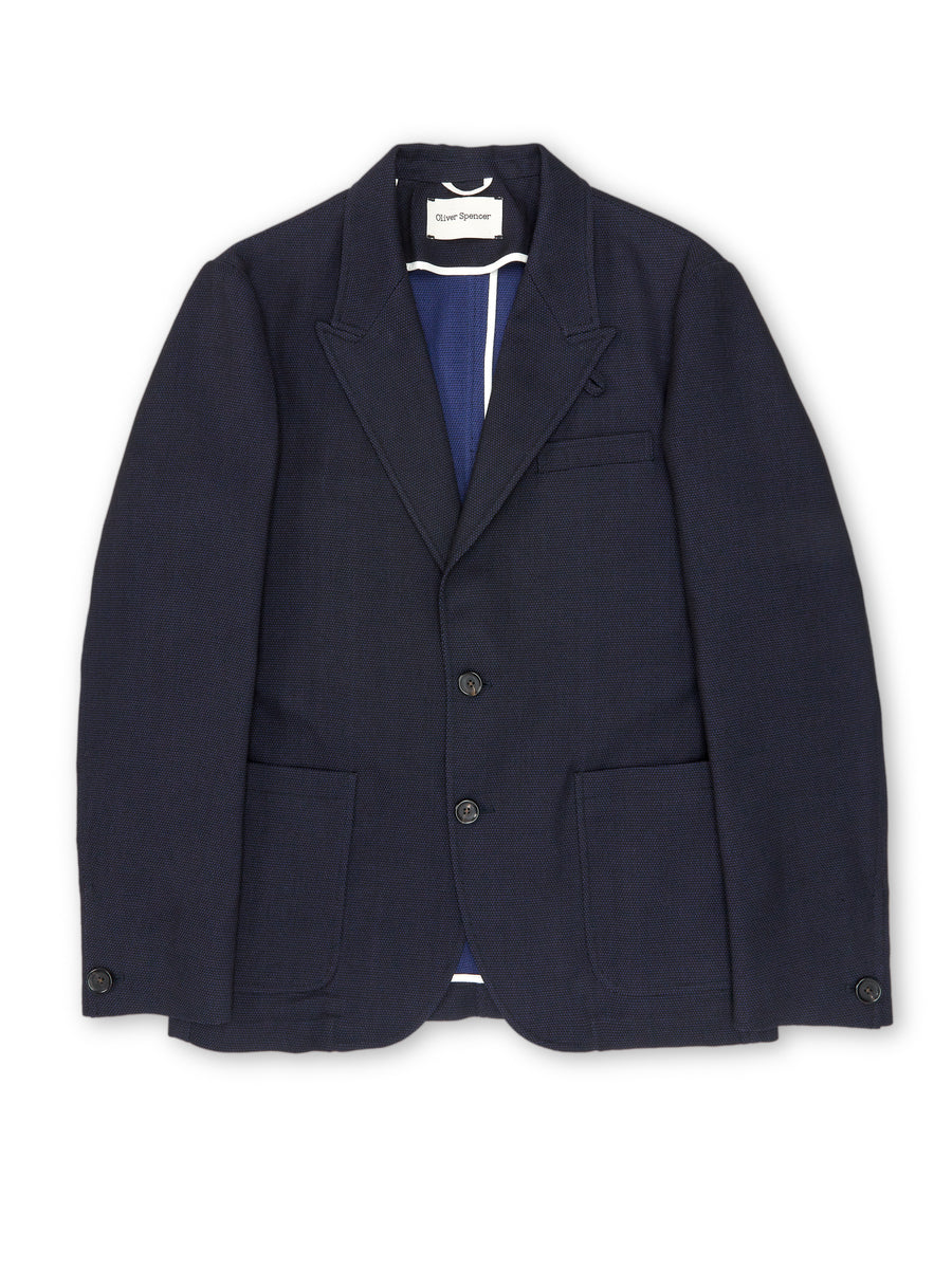 Mansfield Jacket Morva Navy – Oliver Spencer 