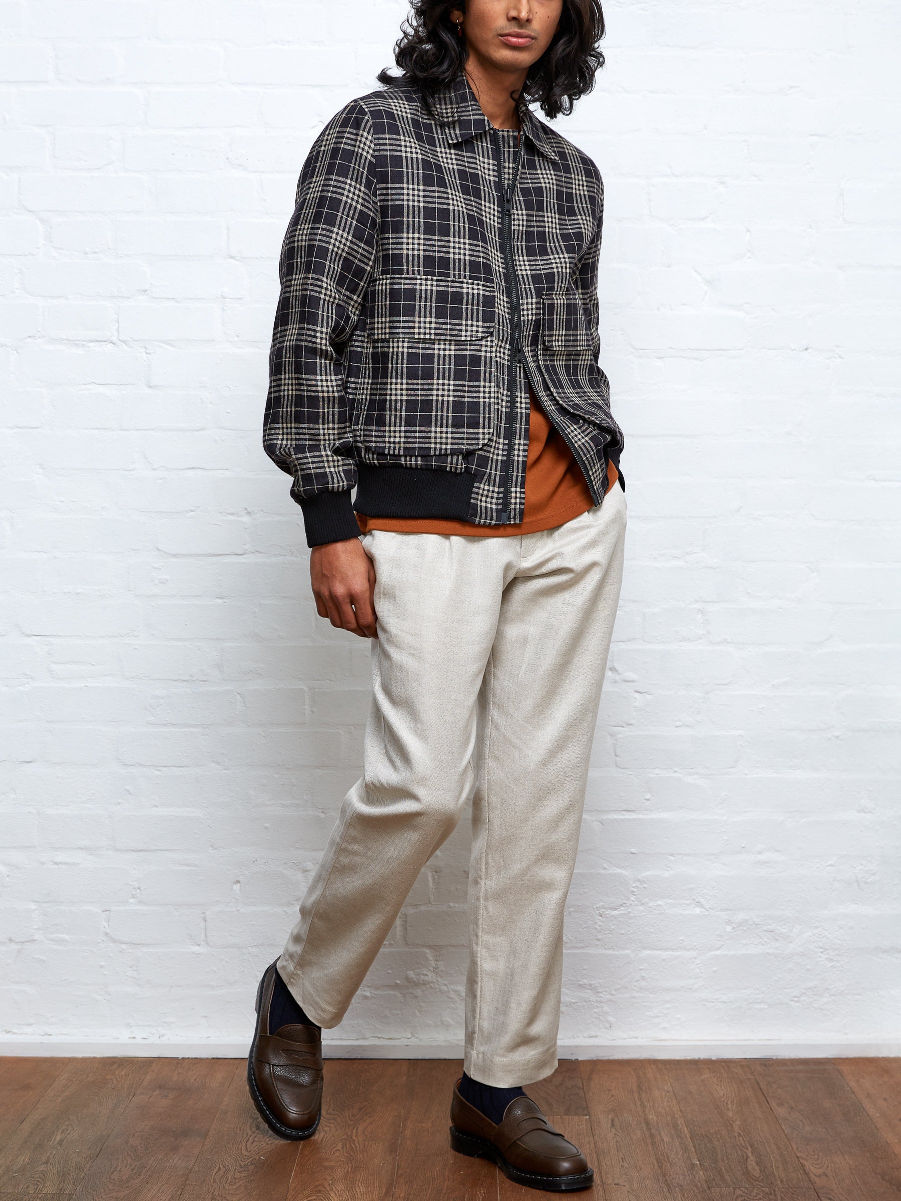 Langar Bomber Jacket Finlay Black