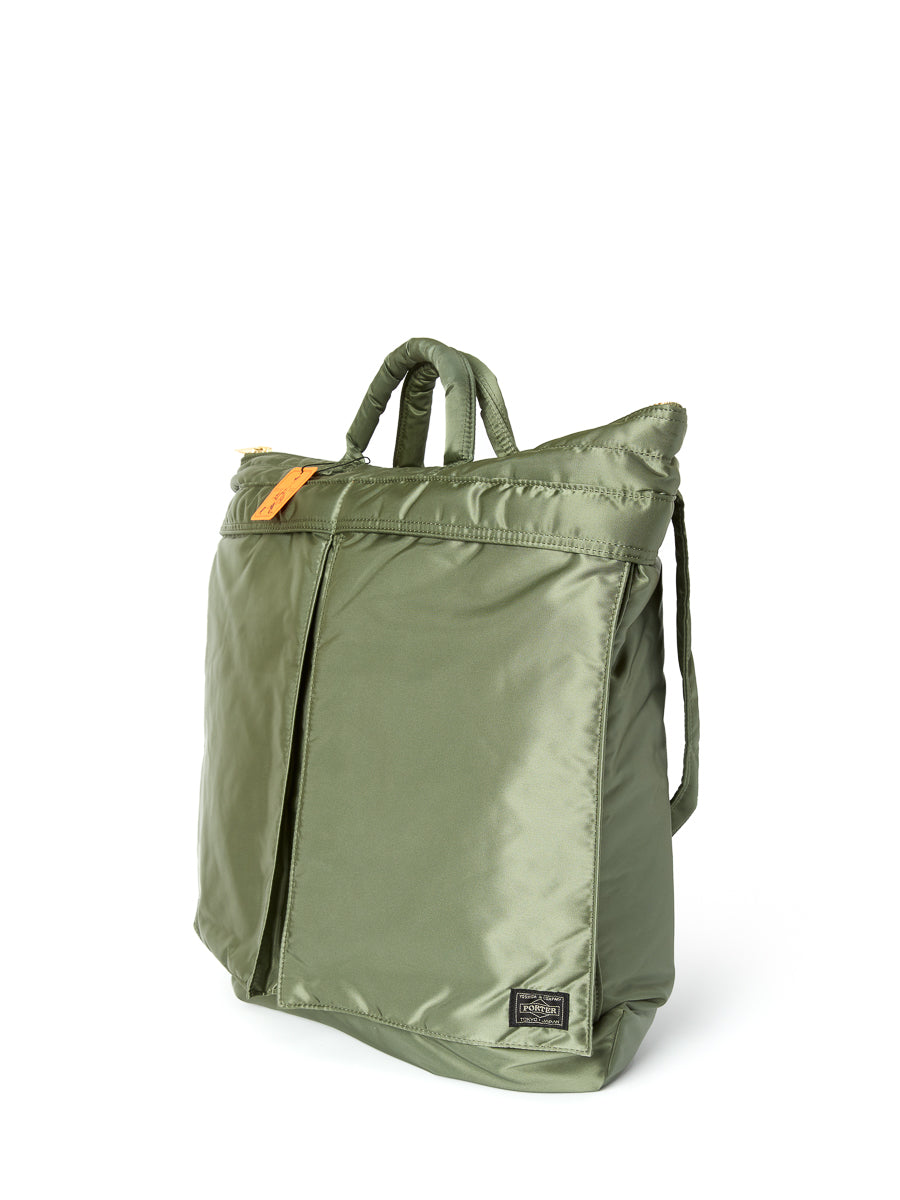 Porter-Yoshida & Co. TANKER SHORT HELMET BAG (L) Green