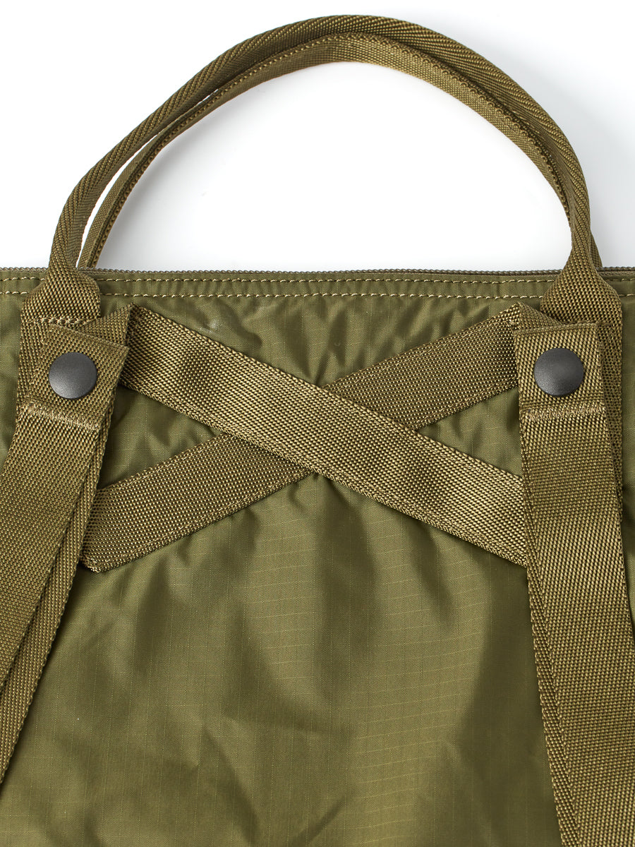 Porter-Yoshida &amp; Co Flex 2-Way Tote Bag Olive