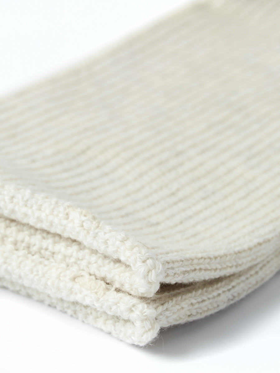 Ro To To Washi Pile Crew Socks Oatmeal