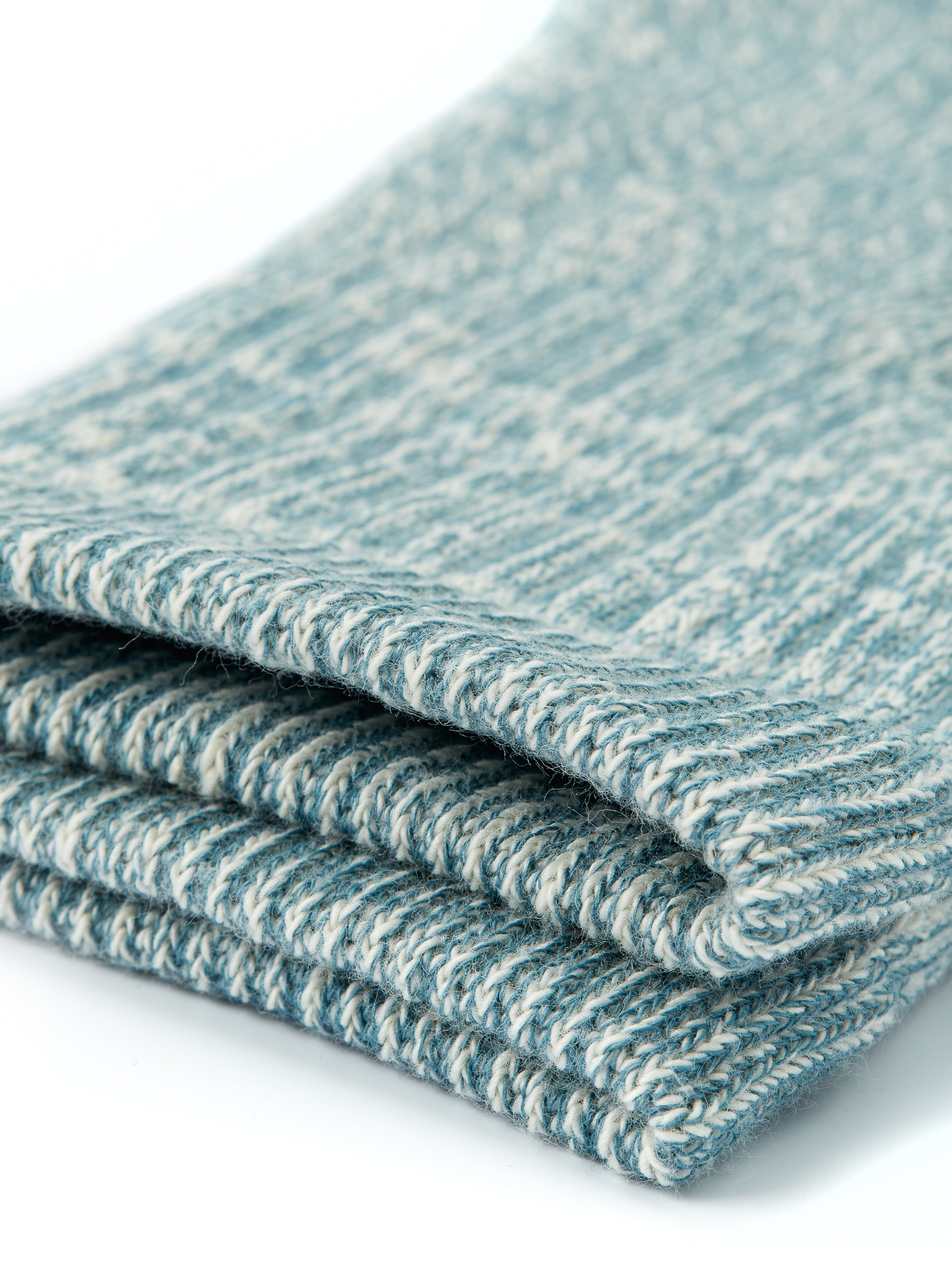 Ro To To Double Face Mid Socks Light Blue