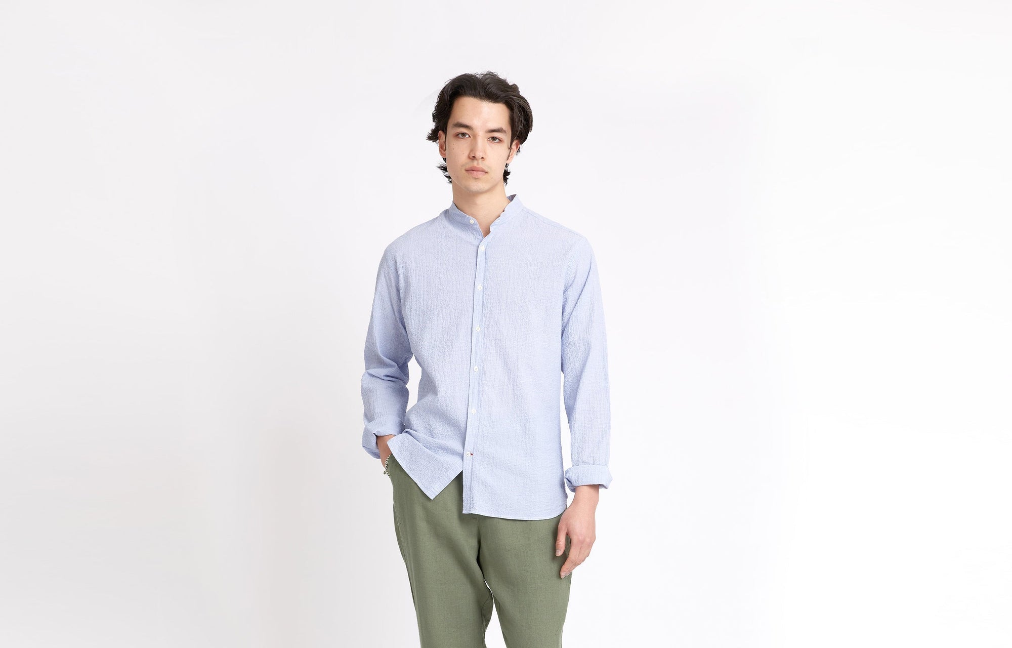 The history of the Grandad Shirt | Oliver Spencer The history of the Grandad Shirt | Oliver Spencer