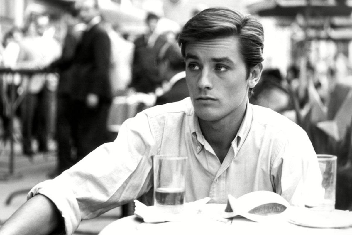 Alain Delon and the glory of the shirt
