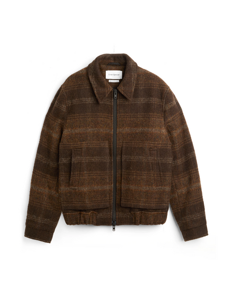 Men's Bomber Jacket Brown – Oliver Spencer