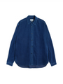 Atlanta Long Sleeve Shirt (Loose Fit) Newson Cord Indigo Blue