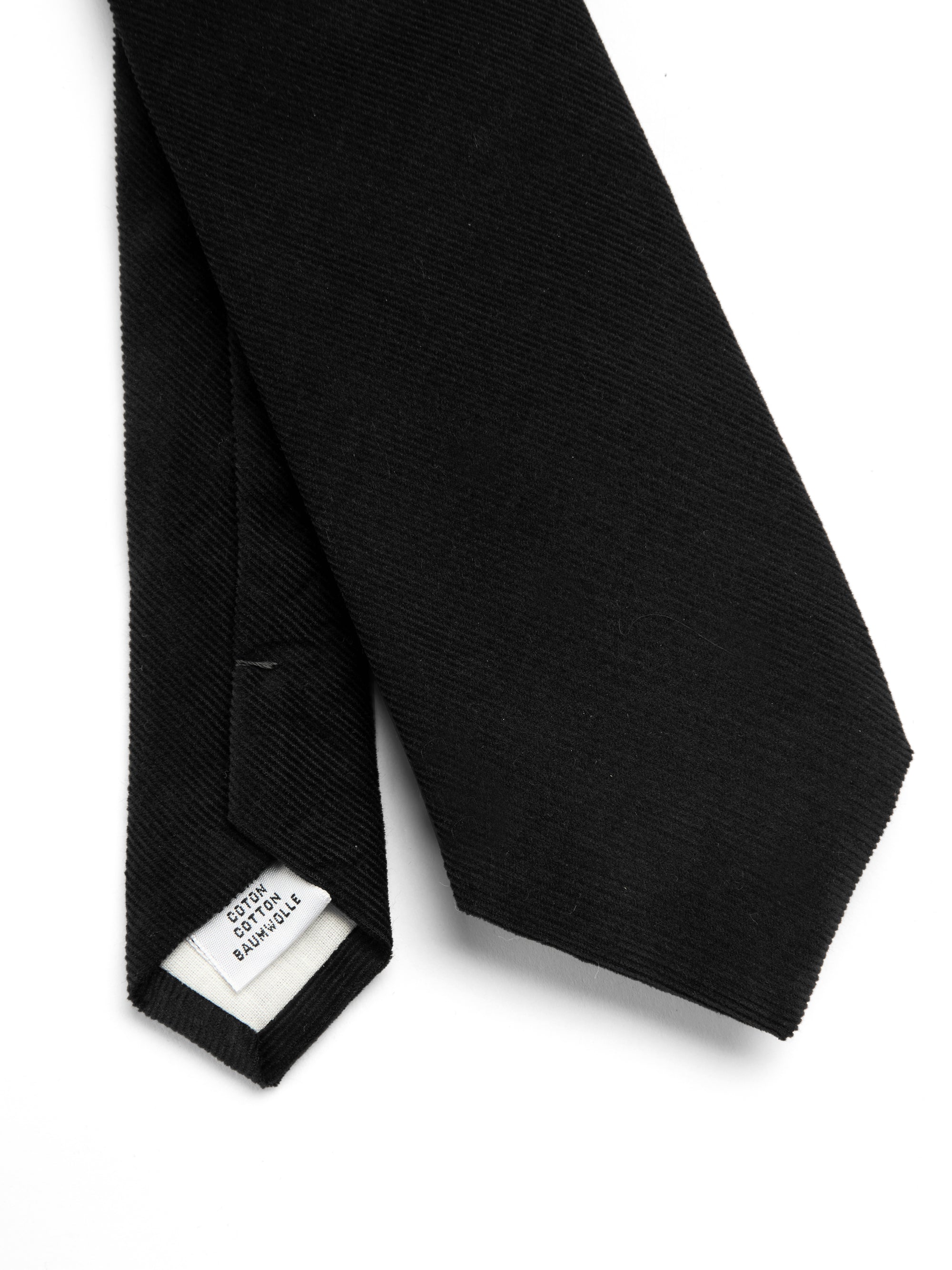 Tie Mersey Cord Black