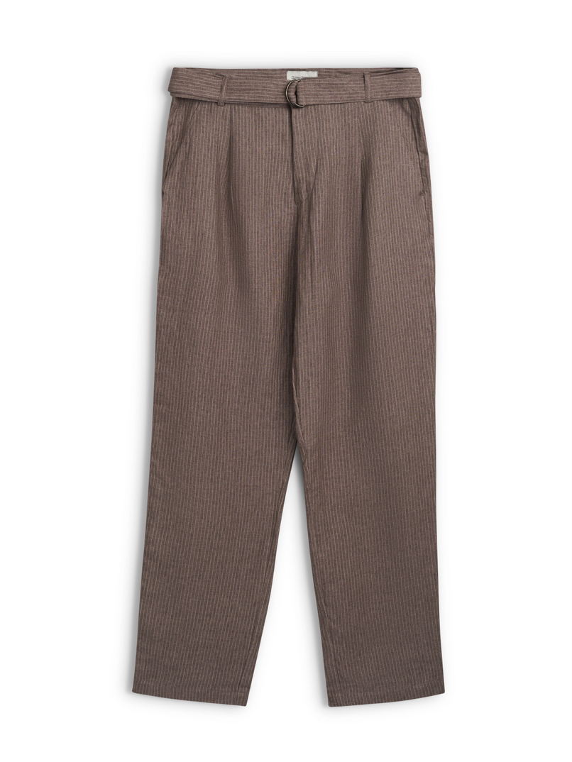 Belted Trousers Wilkins Brown/Pink