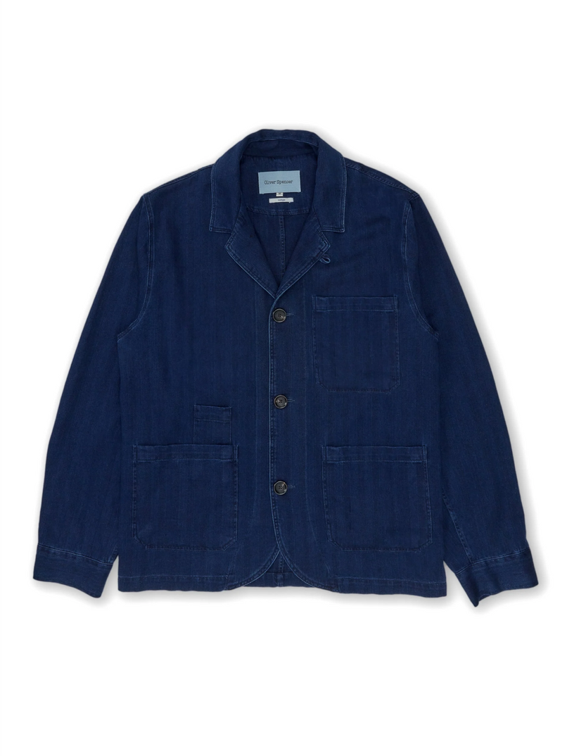 Bradwell Jacket Faye Indigo Blue