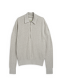 Brice Half Zip Jumper Overton Oatmeal