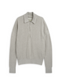 Brice Half Zip Jumper Overton Oatmeal