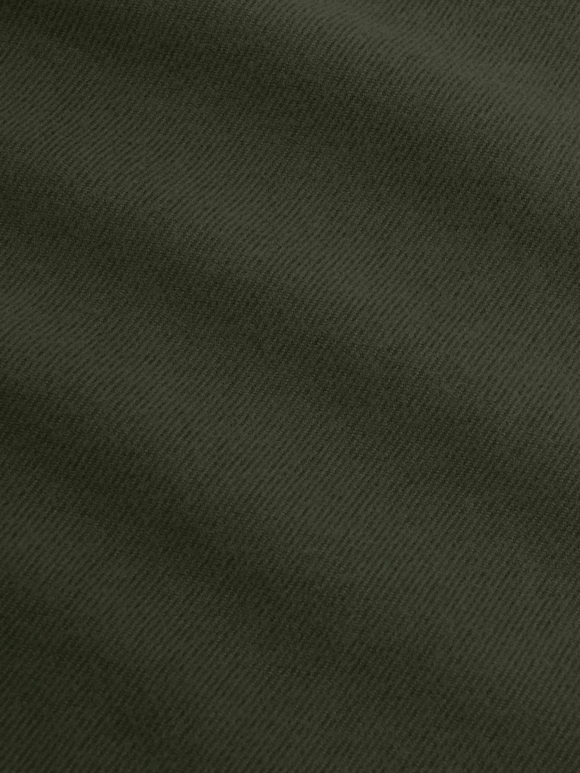 Material shot of Oliver Spencer Spread Collar Organic Cotton Shirt With Stiffeners