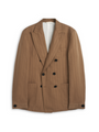 Double Breasted Jacket Sadler Beige