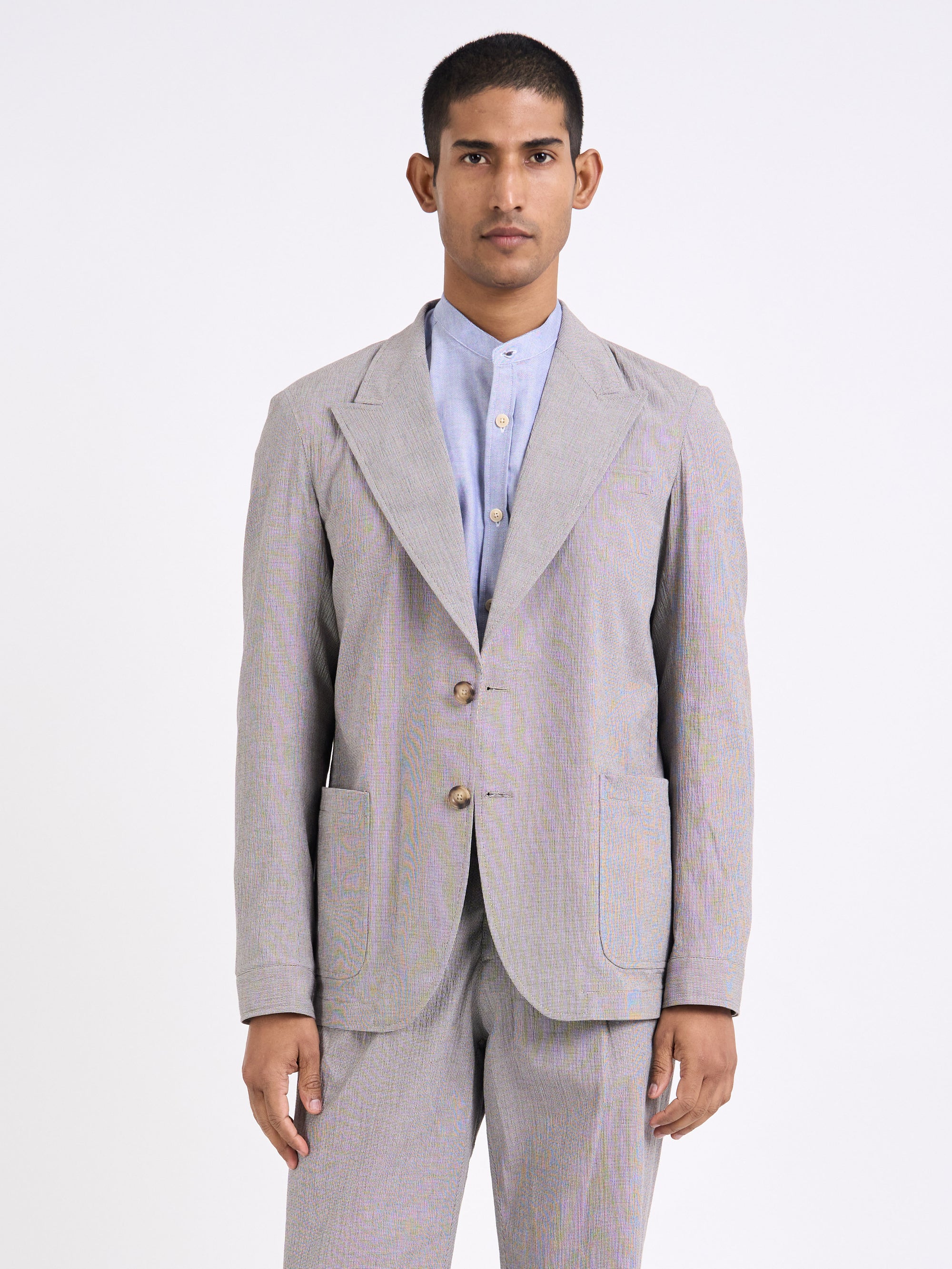 Finsbury Jacket Jensen Brown/White