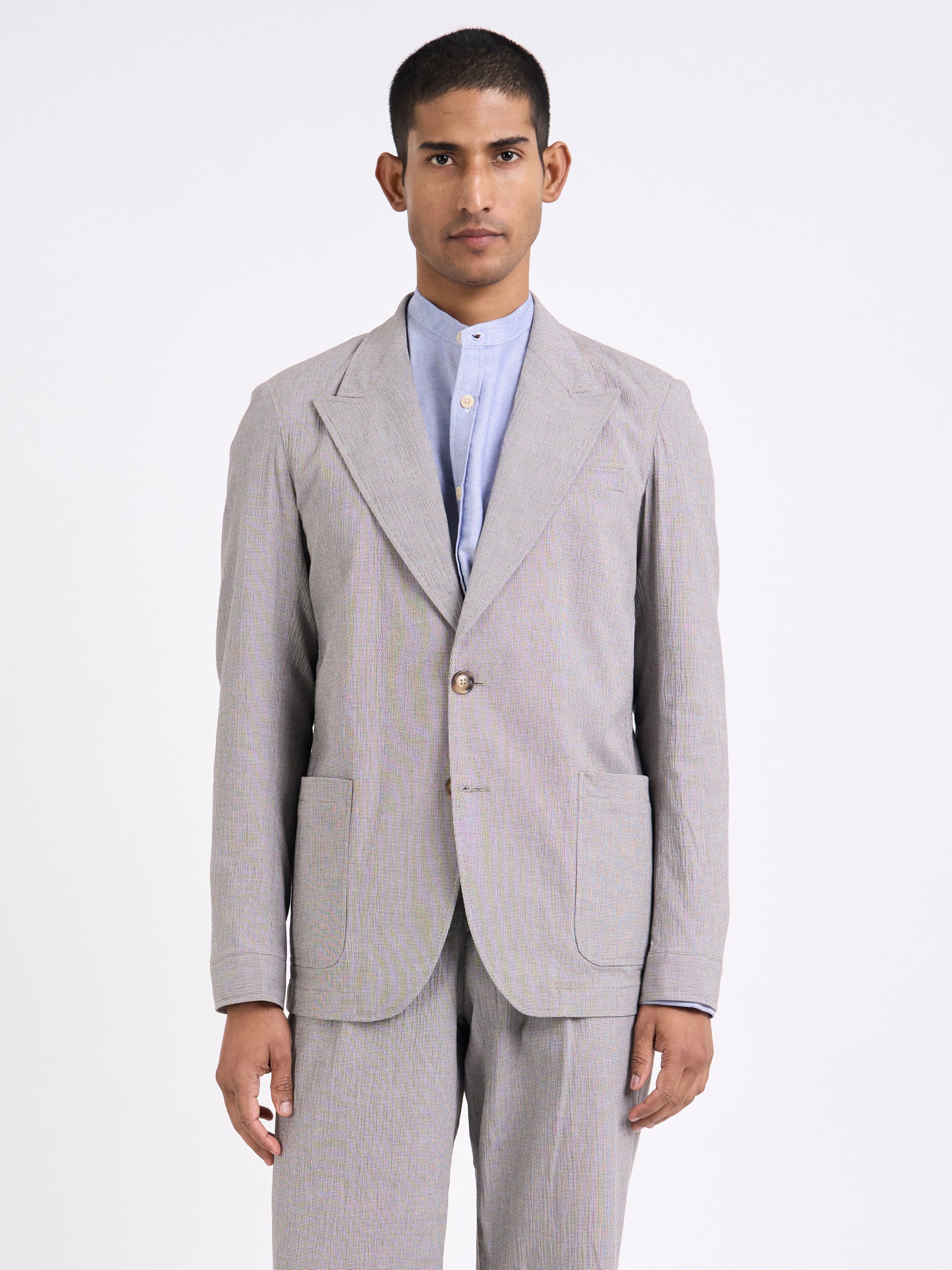 Finsbury Jacket Jensen Brown/White