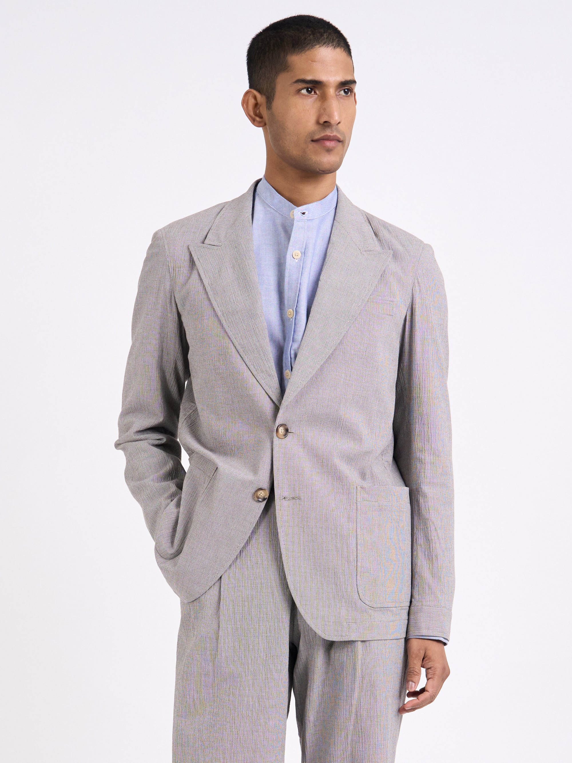 Finsbury Jacket Jensen Brown/White