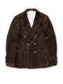 Double Breasted Jacket Deakin Cord Brown