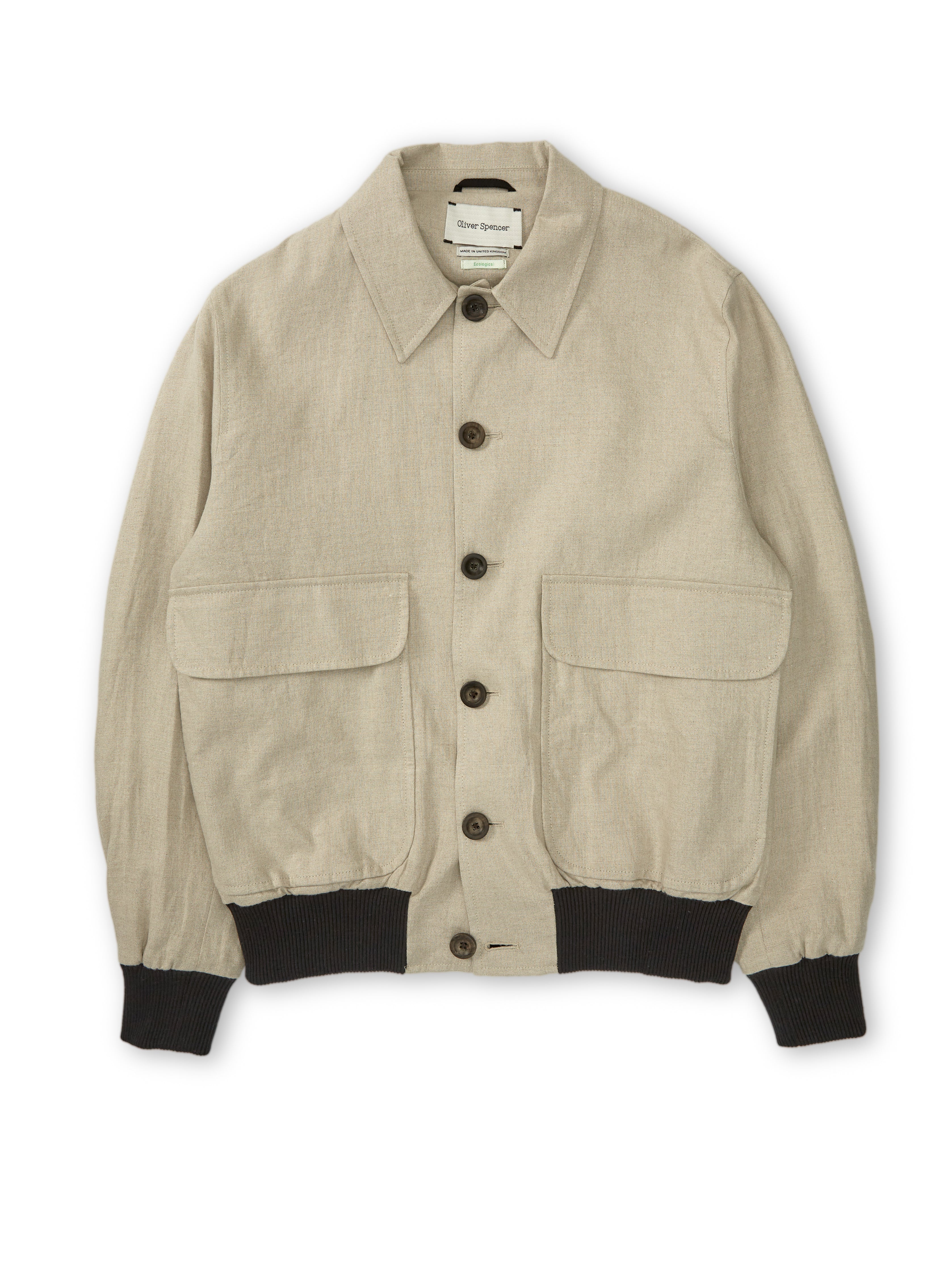 Oliver Spencer Arlington Checked Bomber Jacket | Liberty