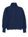 Zip Through Cardigan Fitzroy Navy/Blue