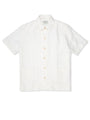 Cuban Short Sleeve Shirt Medley White