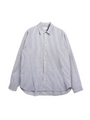 Oliver Spencer Oversized Spread Collar Organic Cotton Shirt Flat Shot