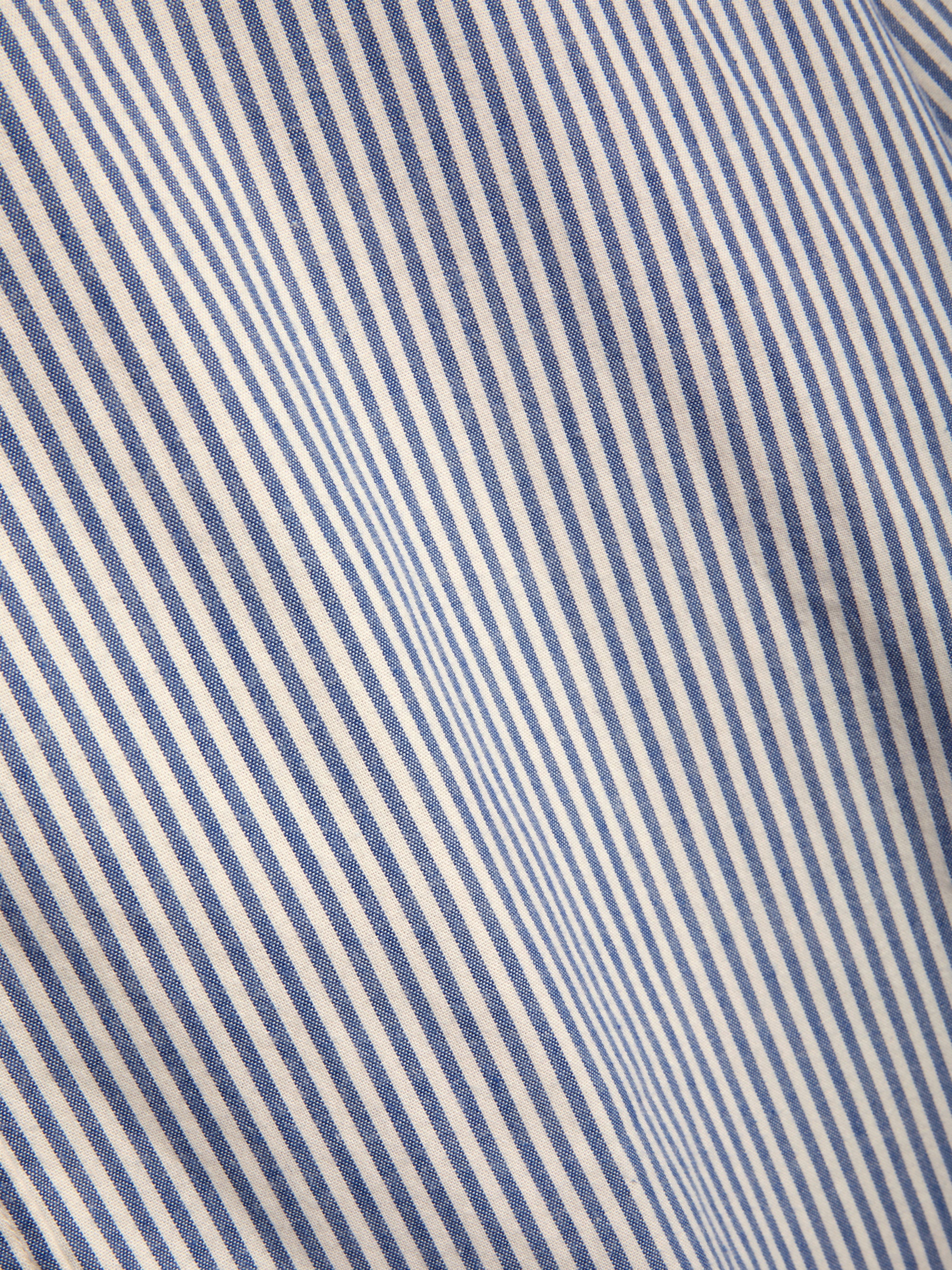 Material shot of Oliver Spencer Oversized Spread Collar Organic Cotton Shirt