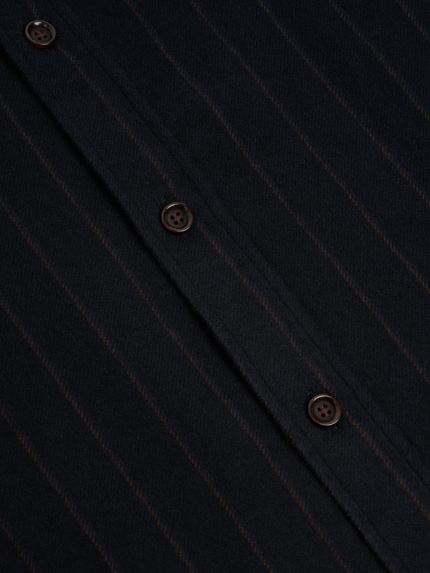 Oliver Spencer Men's Navy Loose-Fit Organic Cotton Overshirt