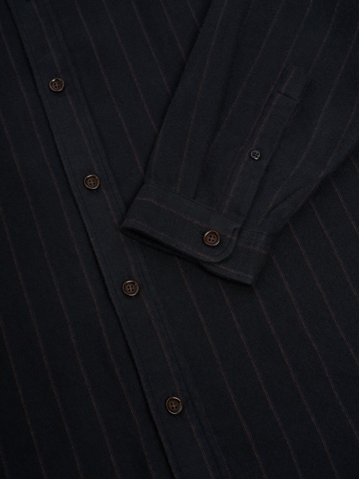 Oliver Spencer Men&#39;s Navy Loose-Fit Organic Cotton Overshirt