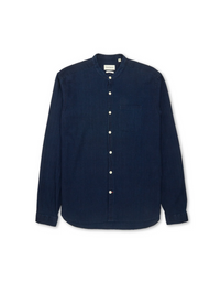 Grandad Shirt Kildale Indigo Rinse