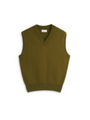 Graves V Neck Vest Hartwell Olive Green