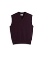 Graves V Neck Vest Hartwell Purple