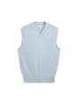 Graves V Neck Vest Overton Sky Blue