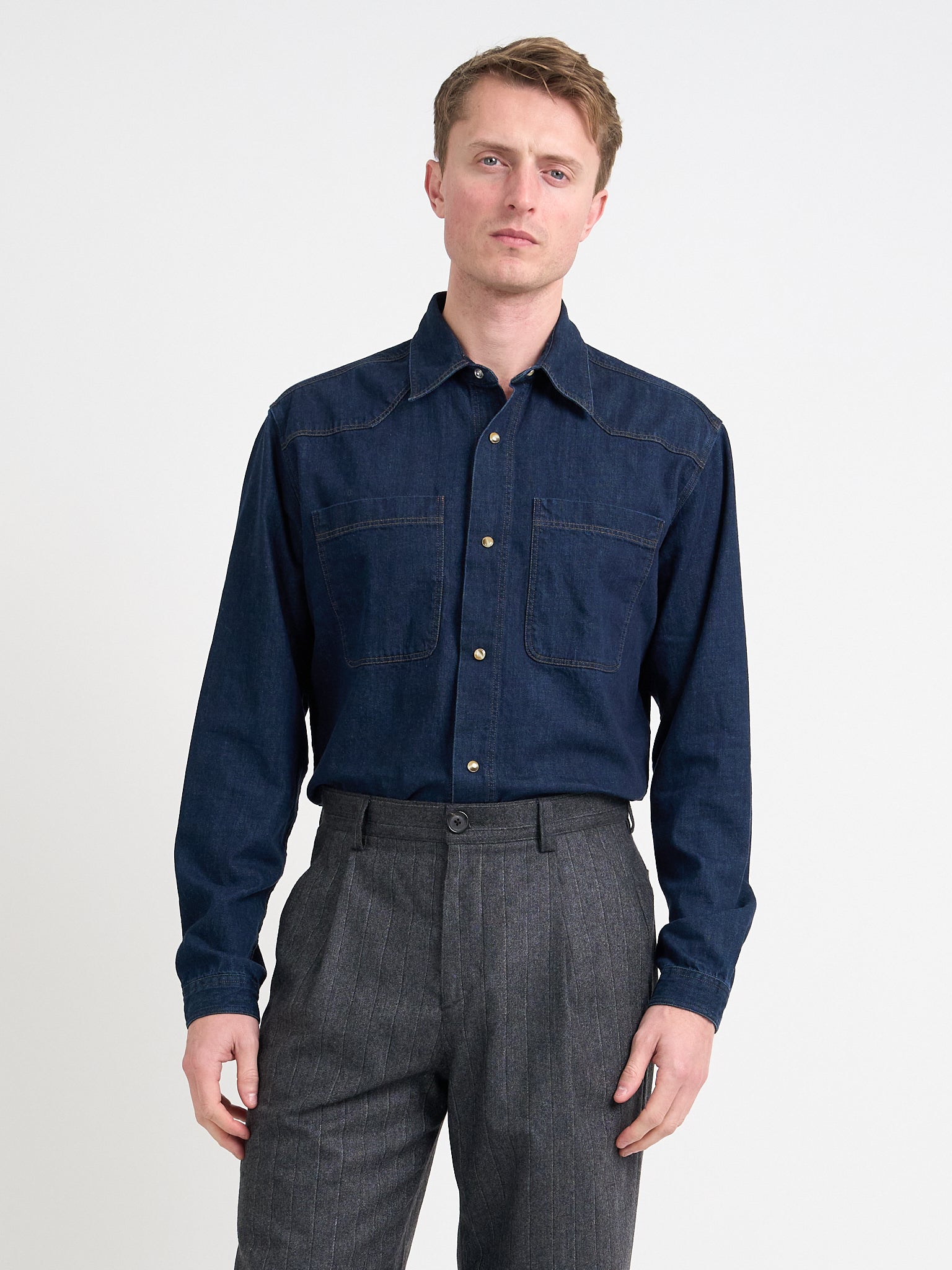Quito Shirt Mullins Denim Indigo Rinse