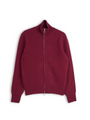 Kilbridge Zip Through Cardigan Overton Wine Red